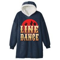 Line Dance Western Country Hooded Wearable Blanket