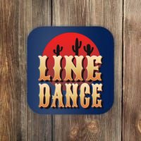 Line Dance Western Country Coaster