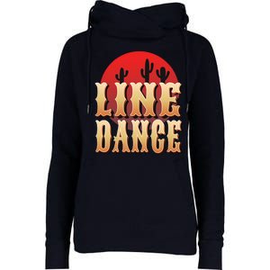 Line Dance Western Country Womens Funnel Neck Pullover Hood