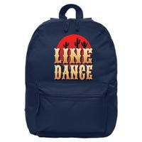 Line Dance Western Country 16 in Basic Backpack