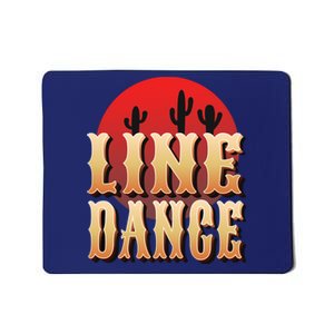 Line Dance Western Country Mousepad