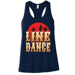 Line Dance Western Country Women's Racerback Tank