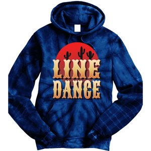 Line Dance Western Country Tie Dye Hoodie