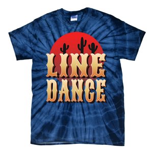 Line Dance Western Country Tie-Dye T-Shirt