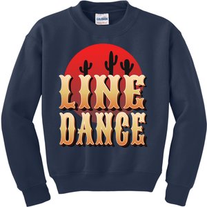 Line Dance Western Country Kids Sweatshirt