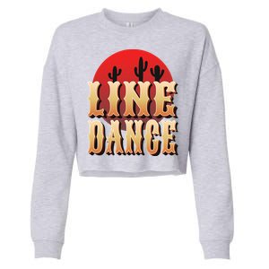 Line Dance Western Country Cropped Pullover Crew