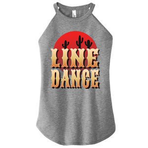 Line Dance Western Country Women's Perfect Tri Rocker Tank