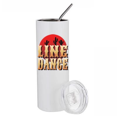 Line Dance Western Country Stainless Steel Tumbler