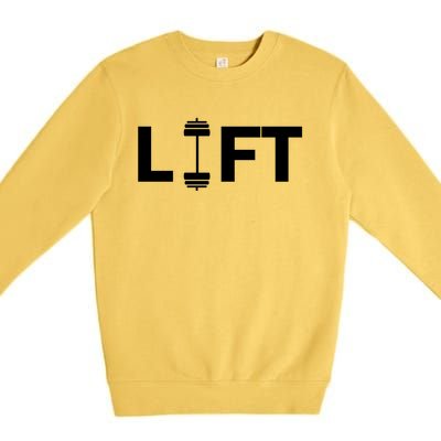 Lift Deadlifting Weightlifting Weightlift Weightlifter Gift Premium Crewneck Sweatshirt