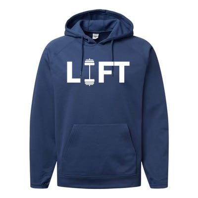 Lift Deadlifting Weightlifting Weightlift Weightlifter Gift Performance Fleece Hoodie