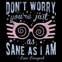Luna Dont Worry Youre Just As Sane As I Am Pom Pom 12in Knit Beanie