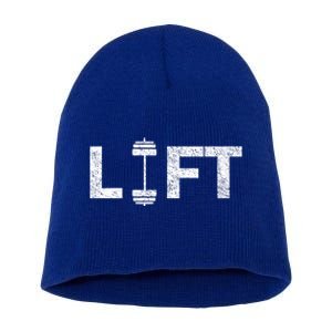 Lift Deadlifting Weightlifting Weightlift Weightlifter Funny Gift Short Acrylic Beanie