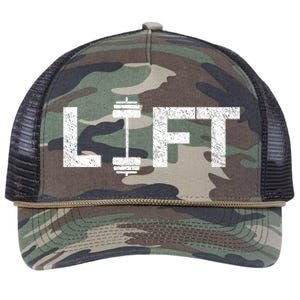 Lift Deadlifting Weightlifting Weightlift Weightlifter Funny Gift Retro Rope Trucker Hat Cap