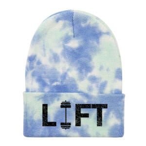 Lift Deadlifting Weightlifting Weightlift Weightlifter Funny Gift Tie Dye 12in Knit Beanie