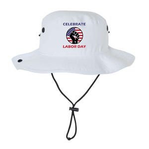 Labor Day With American Flag For Worker And Employees Holiday Cute Gift Legacy Cool Fit Booney Bucket Hat