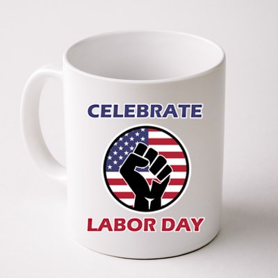 Labor Day With American Flag For Worker And Employees Holiday Cute Gift Coffee Mug