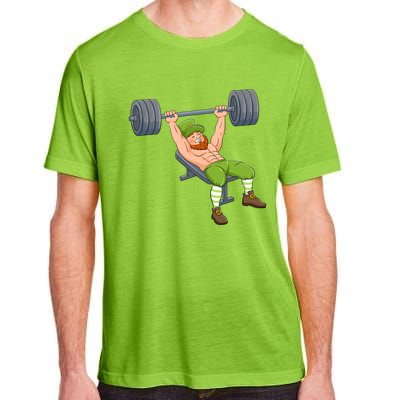 Leprechaun Deadlift Weightlifting Fitness St Patricks Day Gift Adult ChromaSoft Performance T-Shirt