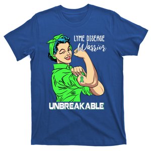 Lyme Disease Warrior Unbreakable Gift Awareness Gift T-Shirt