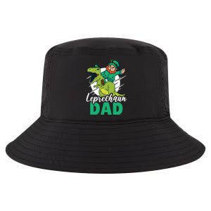 Leprechaun Dad With A Dinosaur Or Trex For St Patrick's Day Gift Cool Comfort Performance Bucket Hat