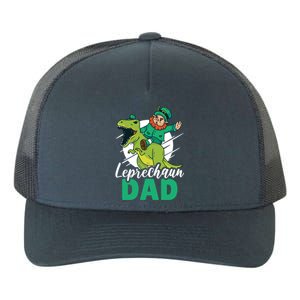 Leprechaun Dad With A Dinosaur Or Trex For St Patrick's Day Gift Yupoong Adult 5-Panel Trucker Hat