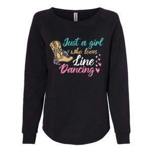 Line Dancing Western Just A Girl Who Loves Line Dancing Womens California Wash Sweatshirt