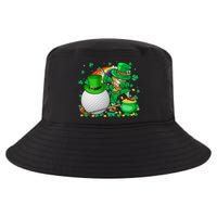 Leprechaun Dabbing With Golf St Patrick's Day Golf Player Gift Cool Comfort Performance Bucket Hat