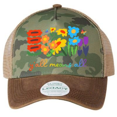 Lgbtq Diversity YAll Pride Means All Flower Legacy Tie Dye Trucker Hat