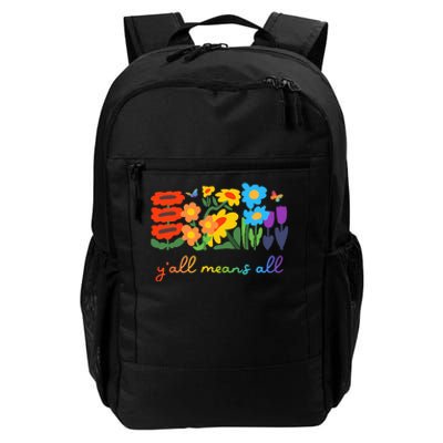 Lgbtq Diversity YAll Pride Means All Flower Daily Commute Backpack