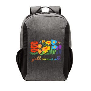 Lgbtq Diversity YAll Pride Means All Flower Vector Backpack