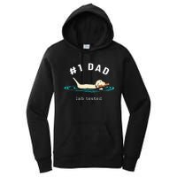 Lab Dad Yellow Labrador Retriever 1 Dad Lab Tested Women's Pullover Hoodie