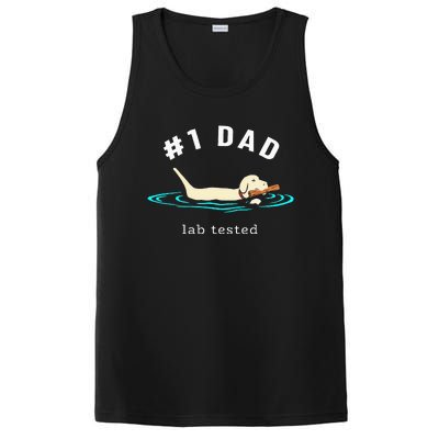 Lab Dad Yellow Labrador Retriever 1 Dad Lab Tested PosiCharge Competitor Tank