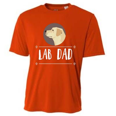 Lab Dad Yellow Labrador Retriever Dog Gift Cooling Performance Crew T-Shirt