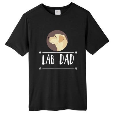 Lab Dad Yellow Labrador Retriever Dog Gift Tall Fusion ChromaSoft Performance T-Shirt