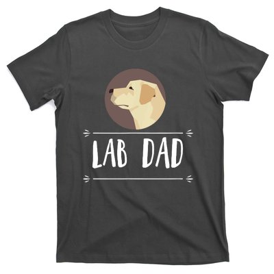 Lab Dad Yellow Labrador Retriever Dog Gift T-Shirt