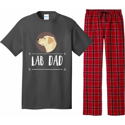 Lab Dad Yellow Labrador Retriever Dog Gift Pajama Set