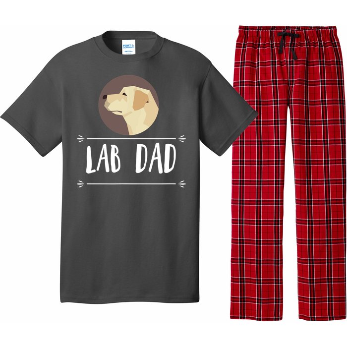 Lab Dad Yellow Labrador Retriever Dog Gift Pajama Set