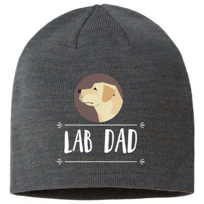 Lab Dad Yellow Labrador Retriever Dog Gift Sustainable Beanie