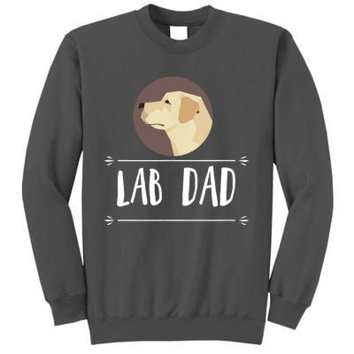 Lab Dad Yellow Labrador Retriever Dog Gift Tall Sweatshirt