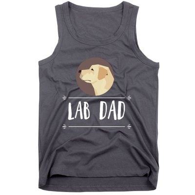 Lab Dad Yellow Labrador Retriever Dog Gift Tank Top