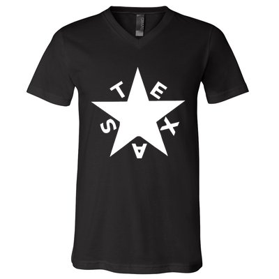 Lorenzo De Zavala Flag Texas V-Neck T-Shirt