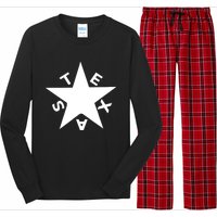 Lorenzo De Zavala Flag Texas Long Sleeve Pajama Set