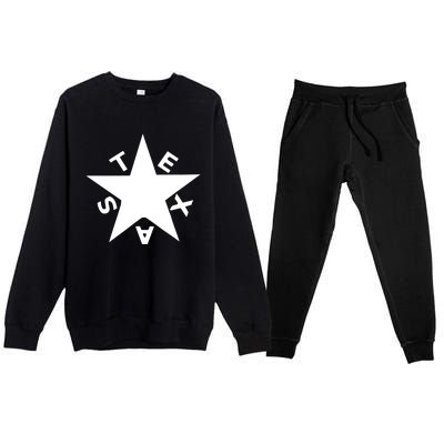 Lorenzo De Zavala Flag Texas Premium Crewneck Sweatsuit Set