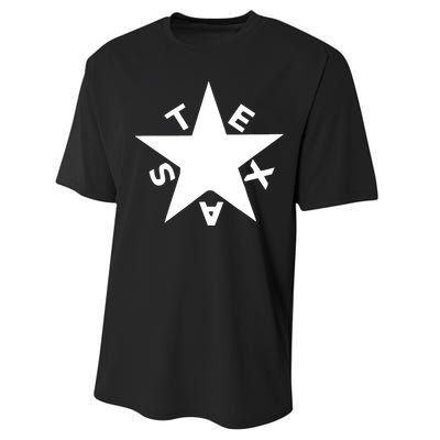 Lorenzo De Zavala Flag Texas Performance Sprint T-Shirt