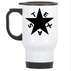 Lorenzo De Zavala Flag Texas Stainless Steel Travel Mug