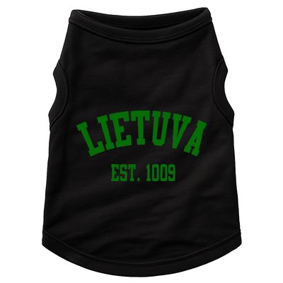 Lietuva Est 1009 Lietuva Got Game By Lithuania Strong Doggie Tank