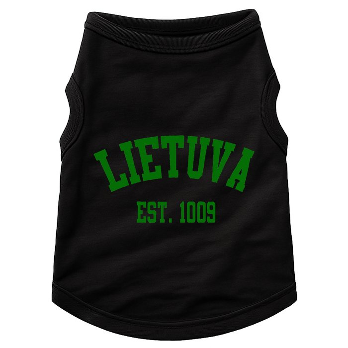 Lietuva Est 1009 Lietuva Got Game By Lithuania Strong Doggie Tank