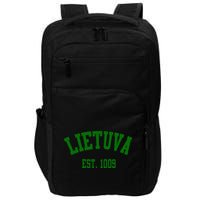 Lietuva Est 1009 Lietuva Got Game By Lithuania Strong Impact Tech Backpack