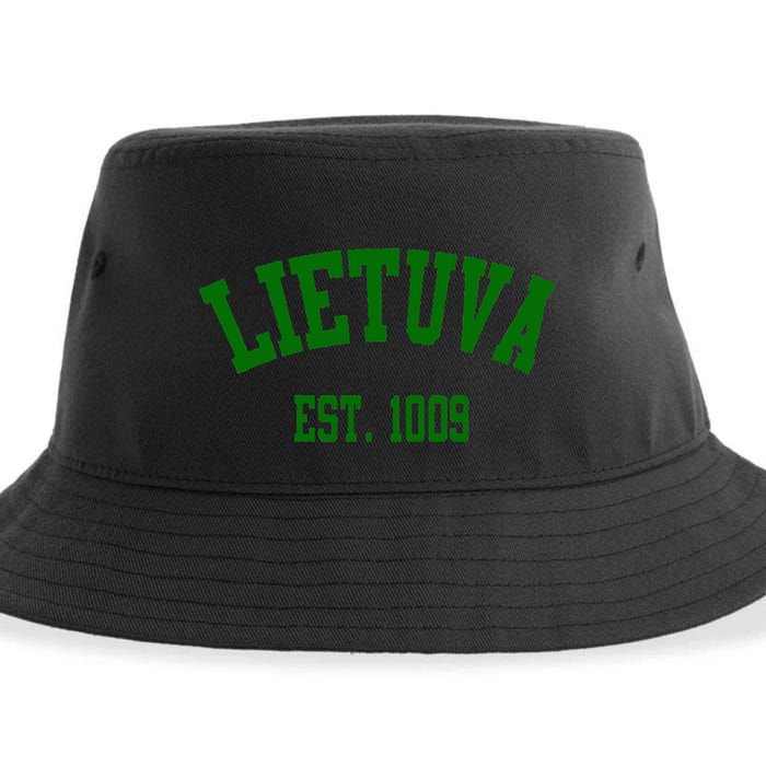 Lietuva Est 1009 Lietuva Got Game By Lithuania Strong Sustainable Bucket Hat