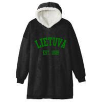 Lietuva Est 1009 Lietuva Got Game By Lithuania Strong Hooded Wearable Blanket