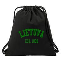 Lietuva Est 1009 Lietuva Got Game By Lithuania Strong Drawstring Bag
